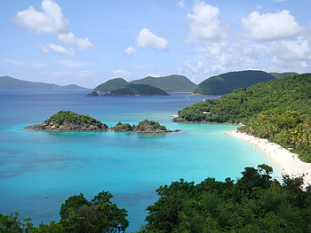 Nature, Beach, Shore, Bank, Tropics, Blue Water, Islands HD wallpaper