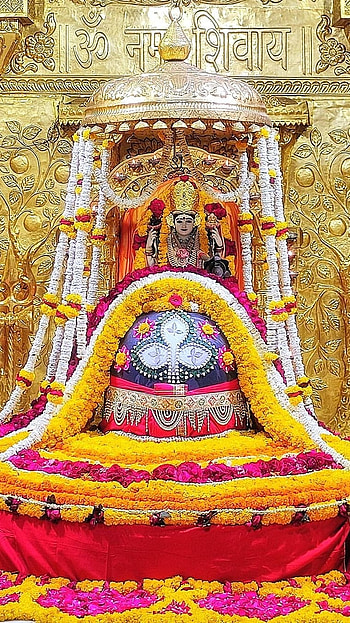 Somnath Mahadev, Beautiful, Floral Decoration HD phone wallpaper