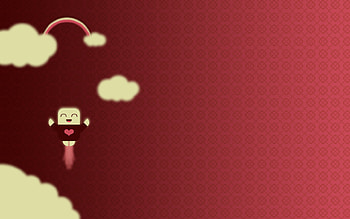 The Last Trip, cute, trip, abstract, rainbow, red, clouds, funny, happy, heart, pattern HD wallpaper