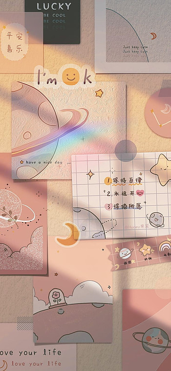 Fondo de pantalla, cute, rosa HD phone wallpaper