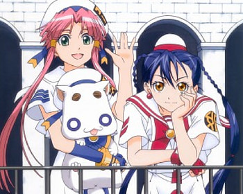 Aika and Akari, akari, anime, aria, aika HD wallpaper