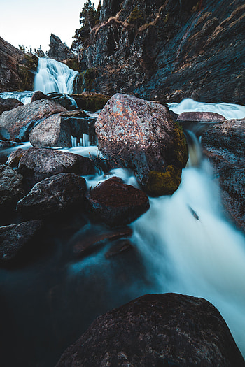 Nature, Water, Rivers, Stones, Rocks, Creek, Brook HD phone wallpaper