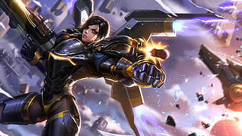 Pharah Overwatch 2020, pharah-overwatch, overwatch, games, xbox-games, ps-games, pc-games, artwork, artist, digital-art HD wallpaper