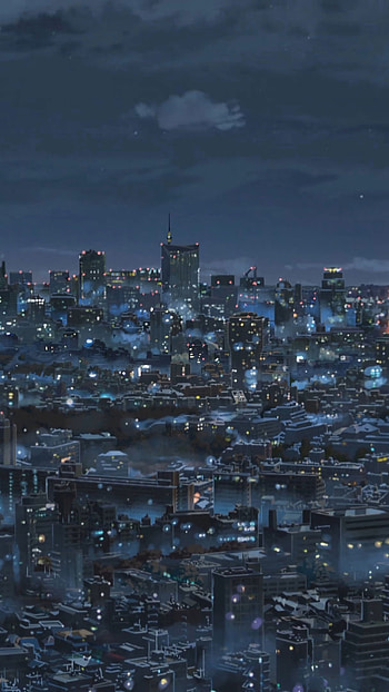 Makoto Shinkai Anime, Concrete Buildings, For You HD phone wallpaper