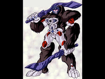 Optimus Primal, primal, comic, bot, optimus HD wallpaper