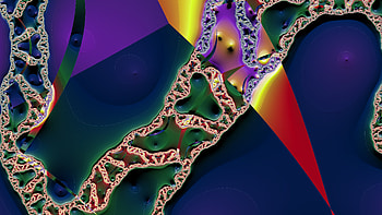 Trippy Psychedelic Fractal, trippy, psychedelic, aesthetic, Abstract, fractal HD wallpaper