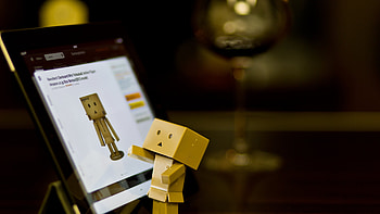 Danbo Amazon, Cute , Quirky character, Playful ry HD wallpaper
