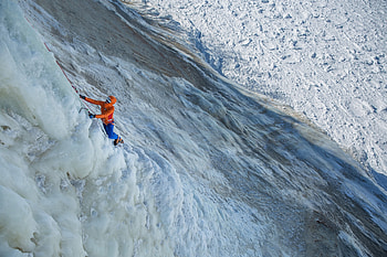 Michigan Ice Fest, Ice Climbing HD wallpaper