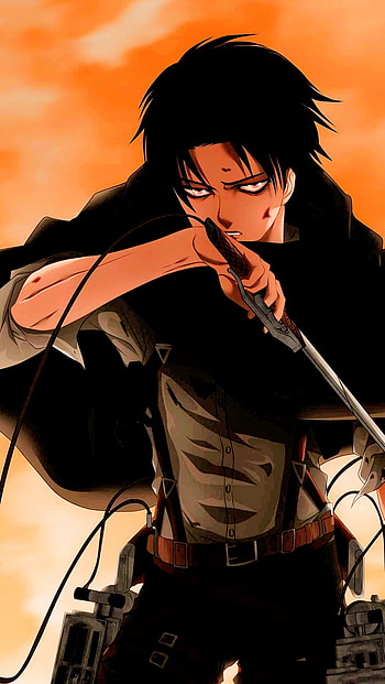 Levi Ackerman, art, music, AOT HD phone wallpaper