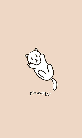 Meow Cat, cute HD phone wallpaper