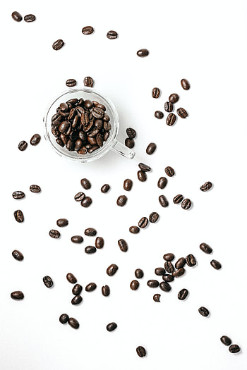 Food, Coffee, Glass, Grains, Coffee Beans, Grain HD phone wallpaper
