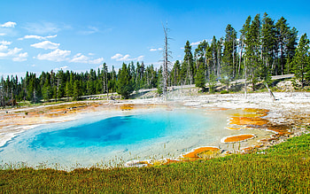 Hot Spring Pool, hot, spring, pool, nature HD wallpaper