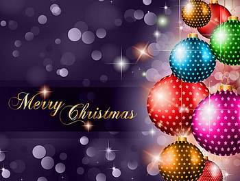 Christmas background, colorful, mood, balls, beautiful, nice, background, holiday, pretty, christmas, lovely, new year HD wallpaper
