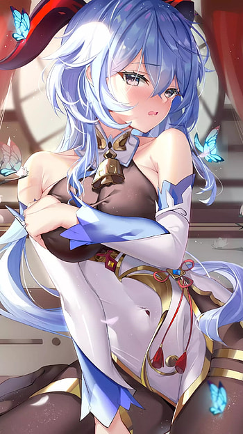 Ganyu Genshin Impact, -anime_girl, -genshin_impact, -anime, -hair, -drawing HD phone wallpaper