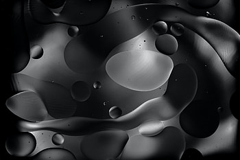Shapes of drops, metal, dark, texture HD wallpaper