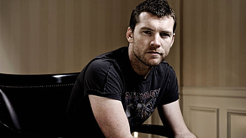 Sam Worthington, Australian actors, Black tshirt, Sam Worthington HD wallpaper