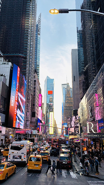 New York travel, City lights, Urban exploration, Travel aesthetics HD phone wallpaper