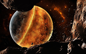 Landscape, Fantasy, Planets, Universe HD wallpaper