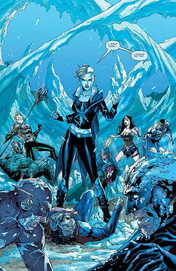 Killer Frost Comics, Heroes' gallery, Artistic portrayal, Superhero elegance HD phone wallpaper
