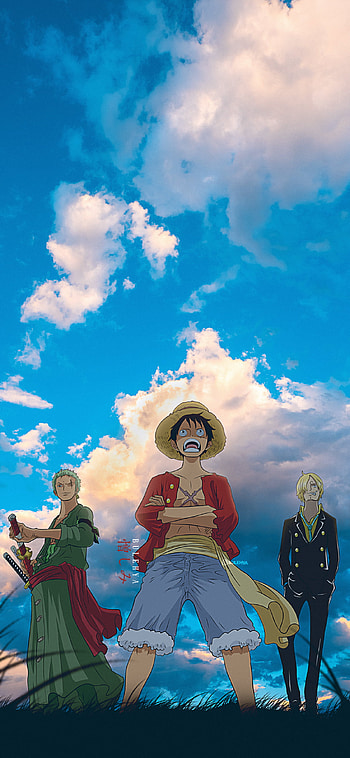 One piece, cloud, sky, op, nakama, luffy, mugiwara, manga, zoro, onepiece, sanji, anime, onepiece HD phone wallpaper