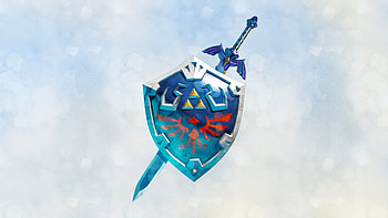 Skyward Sword, Hylian shield, Master sword, Gaming protection HD wallpaper