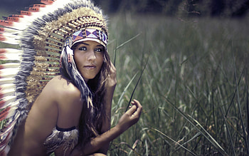 ... wiki; native americans brunette headdress women strategic covering ... HD wallpaper