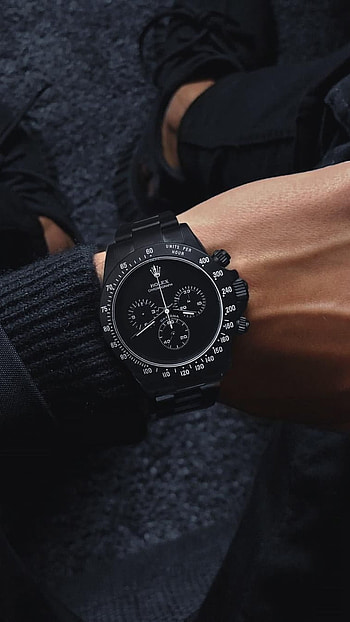 Black Aesthetic, Black Wrist Watch HD phone wallpaper