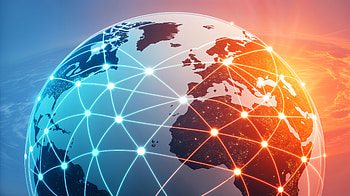 Connected World: Internet, internet, earth, technology HD wallpaper