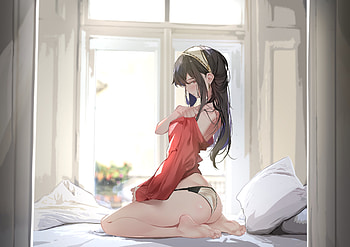Yor Forger from the anime Spy family, Forger, family, from the anime Spy, Yor HD wallpaper