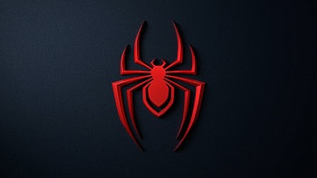 Spider, logo, spider-man, playstation 5 HD wallpaper