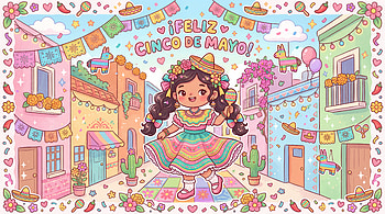 Feliz Cinco de Mayo — Festive, Girl HD wallpaper
