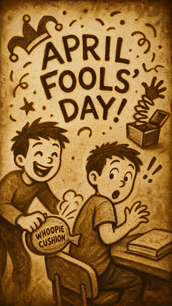 Retro April Fools : Whoopee Cushion Prank HD phone wallpaper