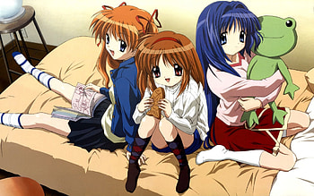 Friends, makoto, kanon, anime, nayuki, ayu HD wallpaper