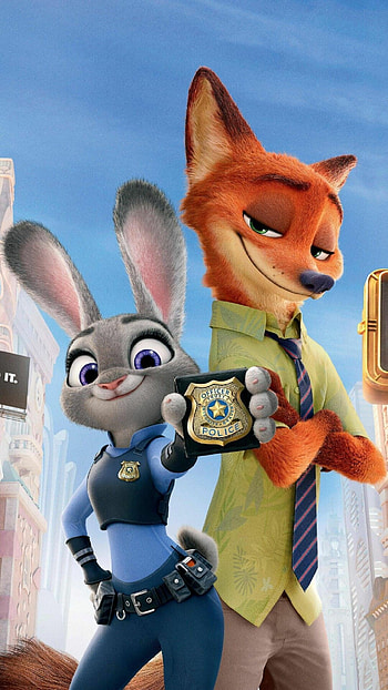 Zootopia cute , Cheerful backgrounds, Delightful HD phone wallpaper