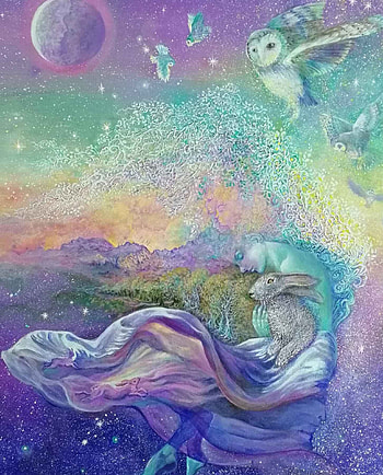 Josephine Wall, Captivating art, Stunning first impression, Ambilight paintings HD phone wallpaper