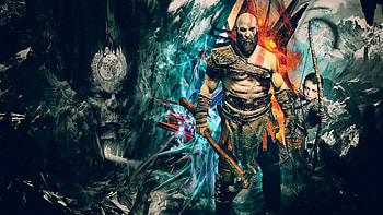 God of War: Ragnarok, Kratos' might, Stunning , Fierce battles HD wallpaper
