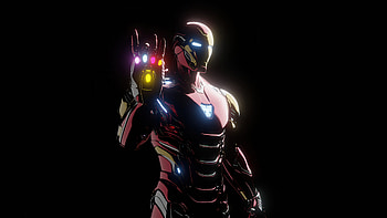 Iron Man Primal Power, iron-man, superheroes, artwork, digital-art, artstation HD wallpaper