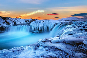 Winter, blue, river, cold, panorama, landscapes, snow, nature, graph, ice HD wallpaper