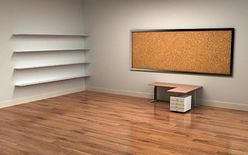 Empty office HD wallpaper