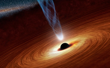 Supermassive Black Hole HD wallpaper