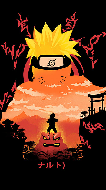 Naruto Uzumaki: Nine-Tails Sunset , Naruto Uzumaki, Anime, Naruto HD phone wallpaper