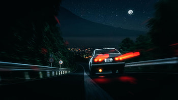 Initial D Anime, Initial D by Ray29rus, Cool car , Stylish automotive artwork HD wallpaper