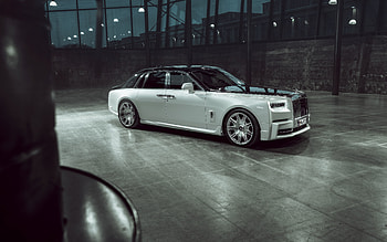 2022, Spofec Rolls-Royce Phantom, , front view, exterior, Phantom tuning, Spofec, silver Rolls-Royce Phantom, luxury cars, Rolls-Royce HD wallpaper