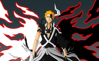 Fighter, Bleach, Ichigo Kurosaki, art HD wallpaper