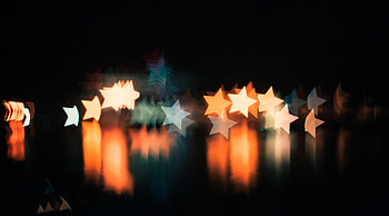 Abstract, Stars, Dark, Blurred, Fuzzy HD wallpaper