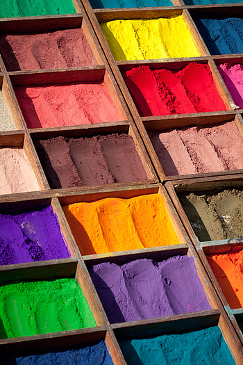 Miscellanea, Miscellaneous, Multicolored, Motley, Powder, Paint, Holi, Abir, Pigment HD phone wallpaper