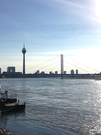 Dusseldorf Skyline, Travels, Kasematten, Schne Orte HD phone wallpaper