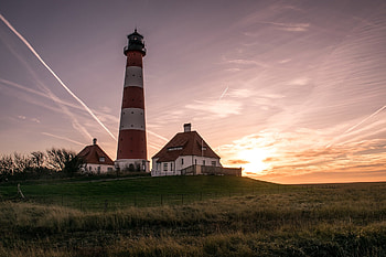 Westerheversand, Lighthouses HD wallpaper