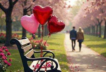 Love, Park HD wallpaper