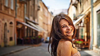 Dana Kareglazaya Cute Smile, dana-kareglazaya, girls, model, cute, smiling HD wallpaper